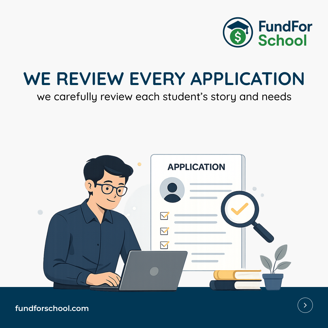 Step 2 — Every application is carefully reviewed